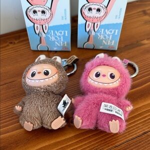 POP MART Labubu Pin for Love: “Q”, “&” (BUNDLE)